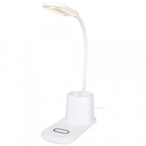 Bright lampa biurkowa i organizer z ładowarką bezprzewodową