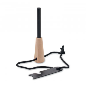 FUEGOR - Krzesiwo z rączką z drewna sosn