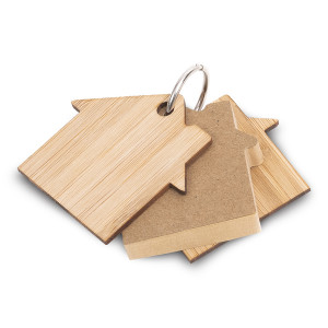 Bambusowy brelok z karteczkami memo Homeland