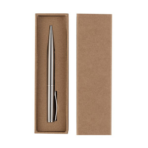 Metalowy długopis w pudełku Silvery